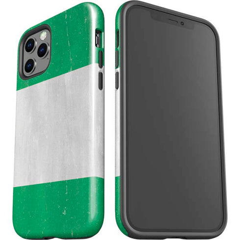 Nigeria Flag Distressed iPhone 12 Pro Impact Case